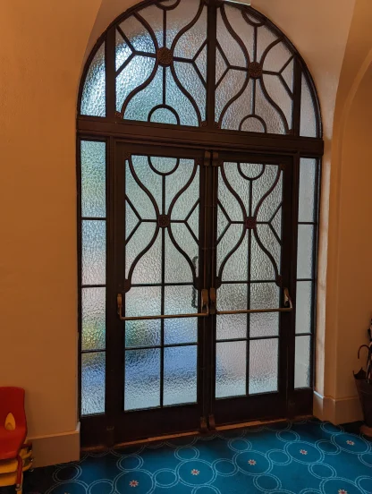 1926 Bronze Double Doors In Jamb - Image 2