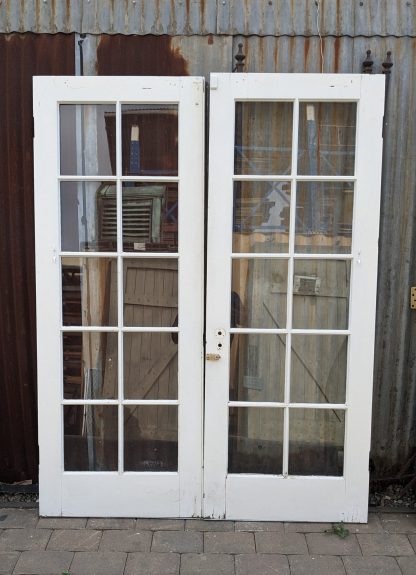 Vintage Exterior French Doors With Matching Screen Doors - Image 7