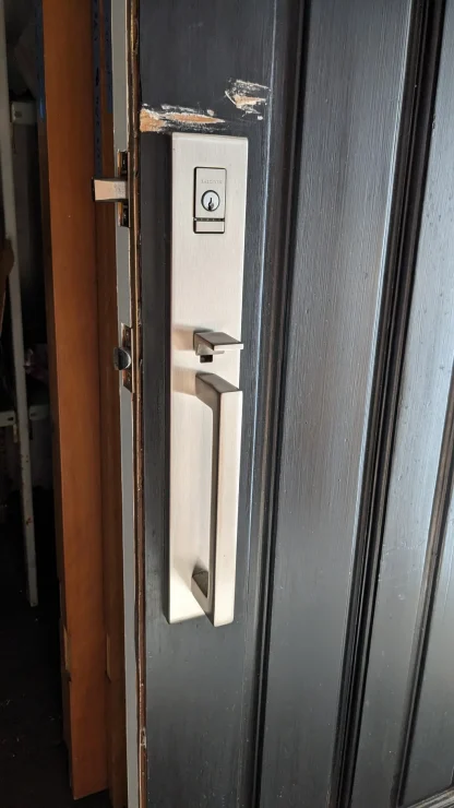 Tall Solid Wood Front Door - Image 3