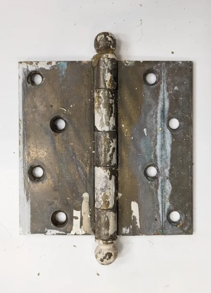 Heavy Vintage Solid Brass Russwin Hinges - Image 2
