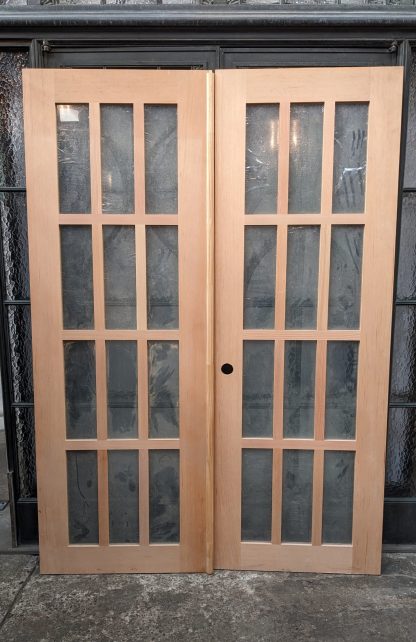 New Unfinished Douglas Fir Interior Simpson French Doors - Image 3