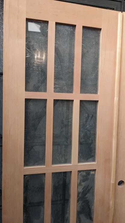 New Unfinished Douglas Fir Interior Simpson French Doors - Image 2