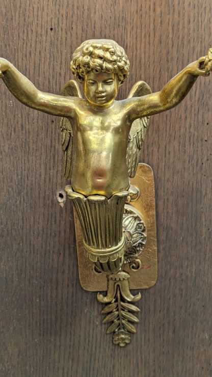Gilt Bronze Cherub Sconces - Image 6