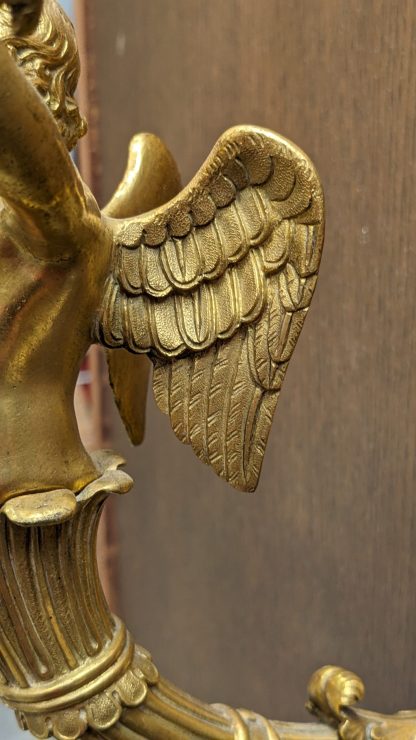 Gilt Bronze Cherub Sconces - Image 2