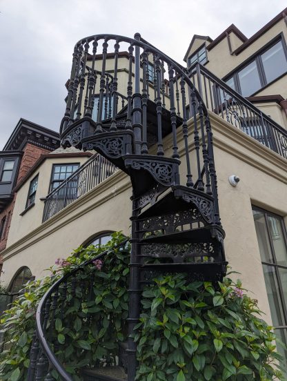 Cast Iron Exterior Spiral Staircase - Image 3
