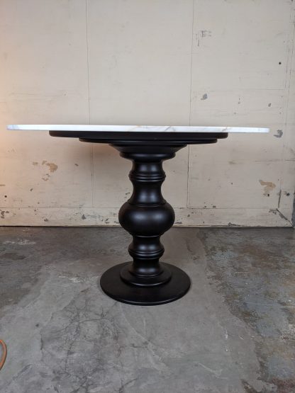 Oak Table With Marble Top - Image 3