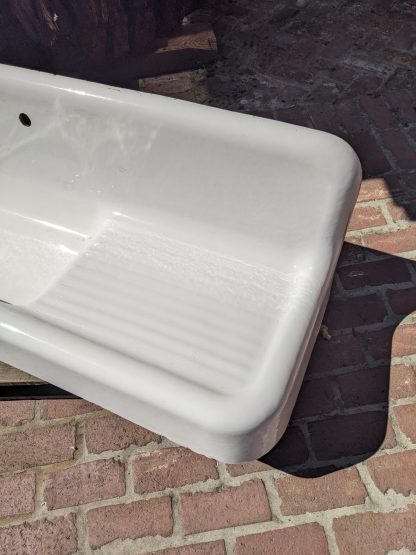 Antique Farmhouse Cast Iron Sink - Image 2