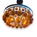 Amber Ochre Arctic Pear Hanging Light by JB Custom Concepts