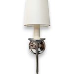 Palmer Hargrave Polished Nickel Sconce