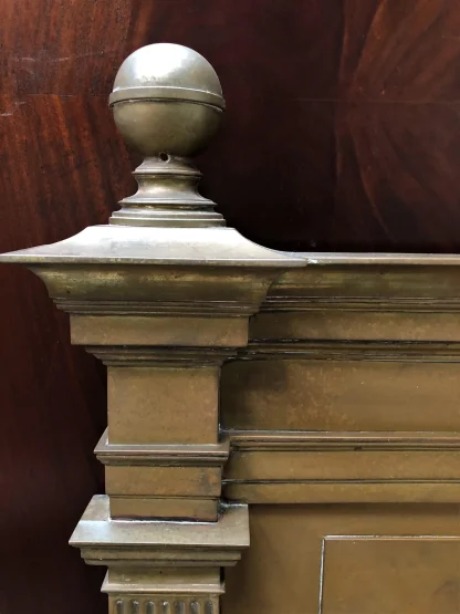 Vintage Brass Fireplace Surround - Image 6