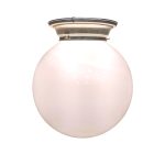 Large Globe Flush Mount Light