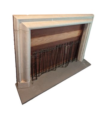 English Style Bolection Marble Fireplace Surround