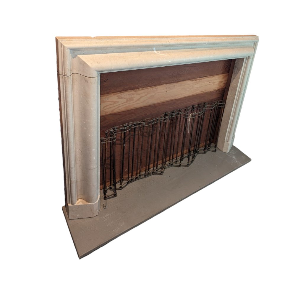 English Style Bolection Marble Fireplace Surround