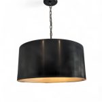 Bronze Cylinder Pendant Light from Elegant Lighting