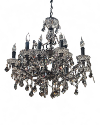 2 Tiered Royal Cut Crystal Chandelier from Elegant Lighting's St. Francis Collection