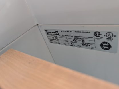 Sub-Zero Undercounter Fridge - Image 6