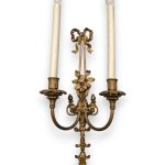 Louis XV Style Brass Wall Sconce