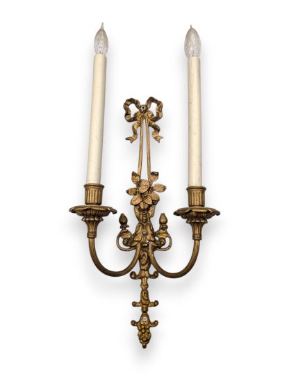 Louis XV Style Brass Wall Sconce