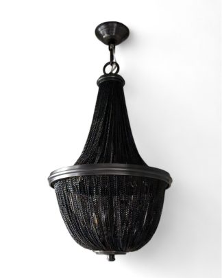 French Empire Chain Mail Chandelier