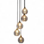 5 Tiered Pendant Light from Elegant Lighting's Baxter Collection