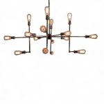 Linear Chandelier from Elegant Lighting's Ophelia Collection