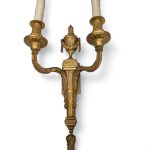 Gilt Brass Flaming Urn Sconce