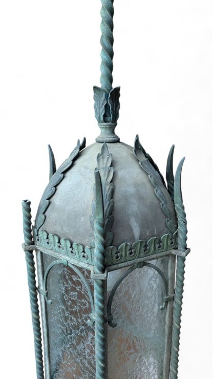 Bronze Verdigris Spanish Revival Exterior Lantern - Image 3
