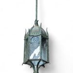 Bronze Verdigris Spanish Revival Exterior Lantern