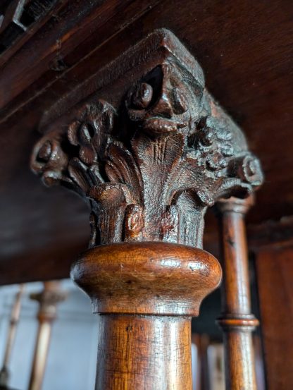 English Pub Style Mahogany Bar with Fixtures and Appliances - Image 8