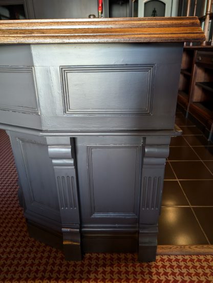 English Pub Style Mahogany Bar with Fixtures and Appliances - Image 7
