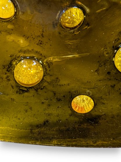Nanny Still Brutalist Copper and Amber Glass Pendant Lights - Image 10