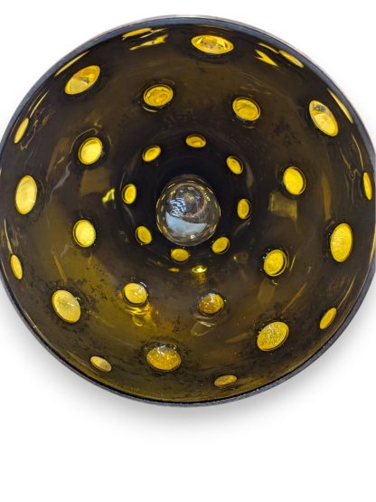 Nanny Still Brutalist Copper and Amber Glass Pendant Lights - Image 9
