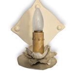 Vintage Spanish Revival Rose Sconce