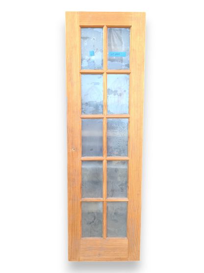 Pair of Wood 10-Light French Doors