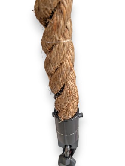 Large Hemp Rope Tri-Pendant