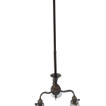 Vintage Victorian Style Brass 3-light Rod Pendant