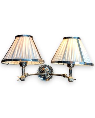 Double-Armed Articulating Wall Sconce