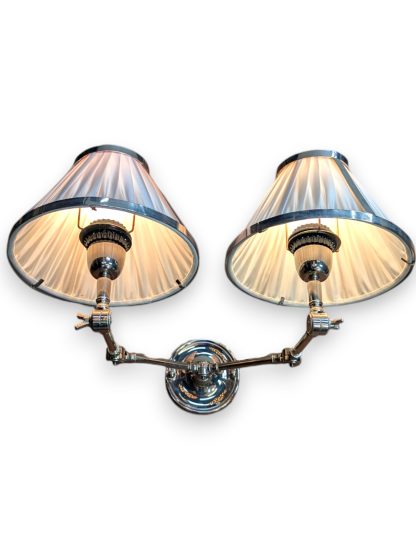 Double-Armed Articulating Wall Sconce