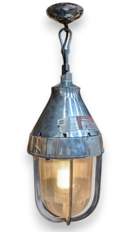 Vintage Industrial Crouse-Hinds Vaporgard Luminary