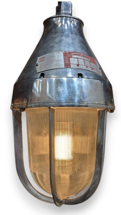 Vintage Industrial Crouse-Hinds Vaporgard Luminary