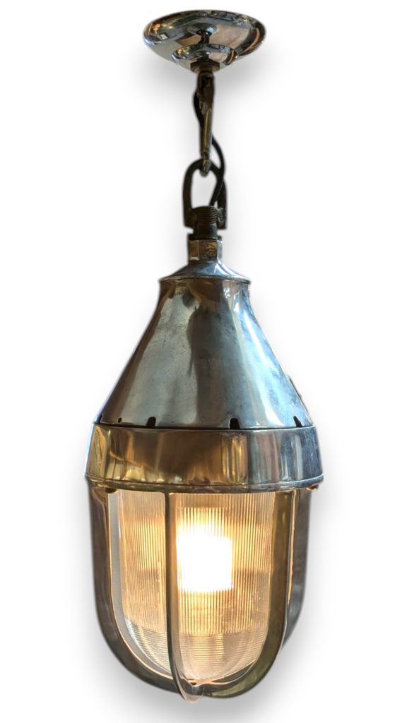 Vintage Industrial Crouse-Hinds Vaporgard Luminary