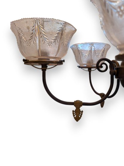 Victorian Style Antique Brass Finished Pendant by Rejuvenation Hardware
