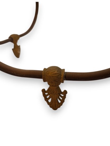 Victorian Style Antique Brass Finished Pendant by Rejuvenation Hardware