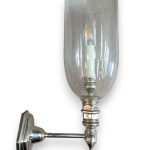 Nickel Plated Brass Palmer Style Wall Sconces