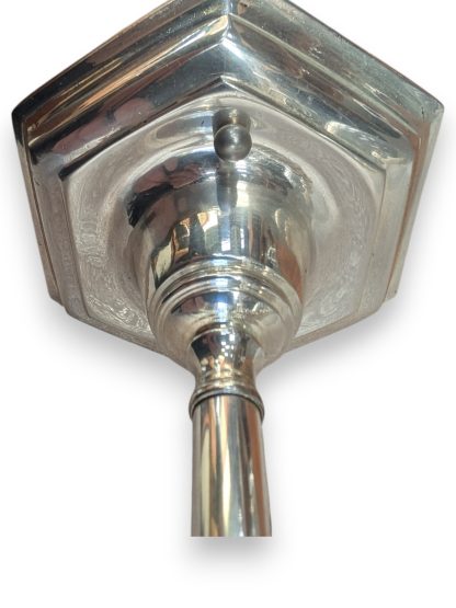 Nickel Plated Brass Palmer Style Wall Sconces
