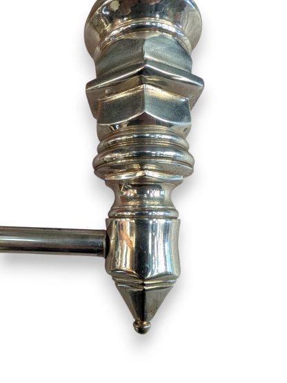Nickel Plated Brass Palmer Style Wall Sconces