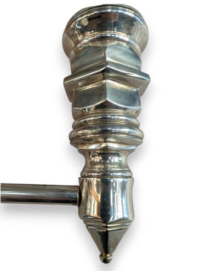 Nickel Plated Brass Palmer Style Wall Sconces
