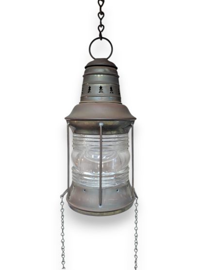 Small Brass Anchor Oil Lamp