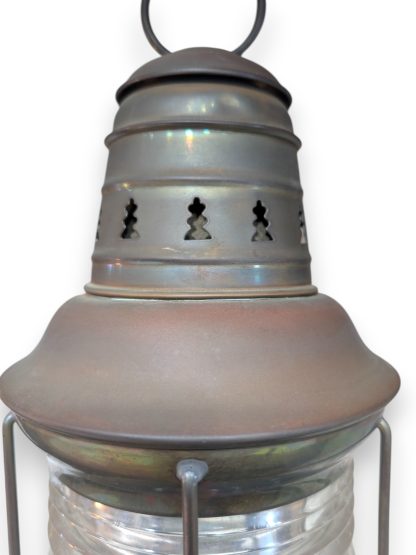 Small Brass Anchor Oil Lamp