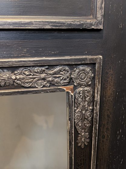 Wood Neoclassical Trumeau Style Wall Mirror